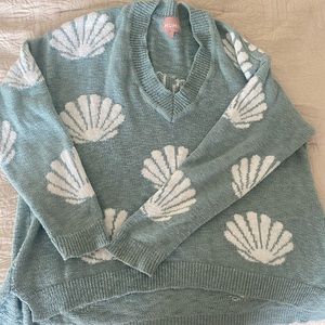 Show Me Your Mumu Gilligan Sweater Tossed Seashell Knit